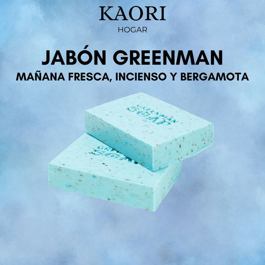 JABÓN GREENMAN 100G - MAÑANA FRESCA, INCIENSO Y BERGAMOTA