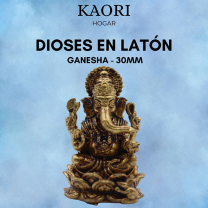DIOSES EN MINIATURA DE LATÓN - GANESHA - 30MM
