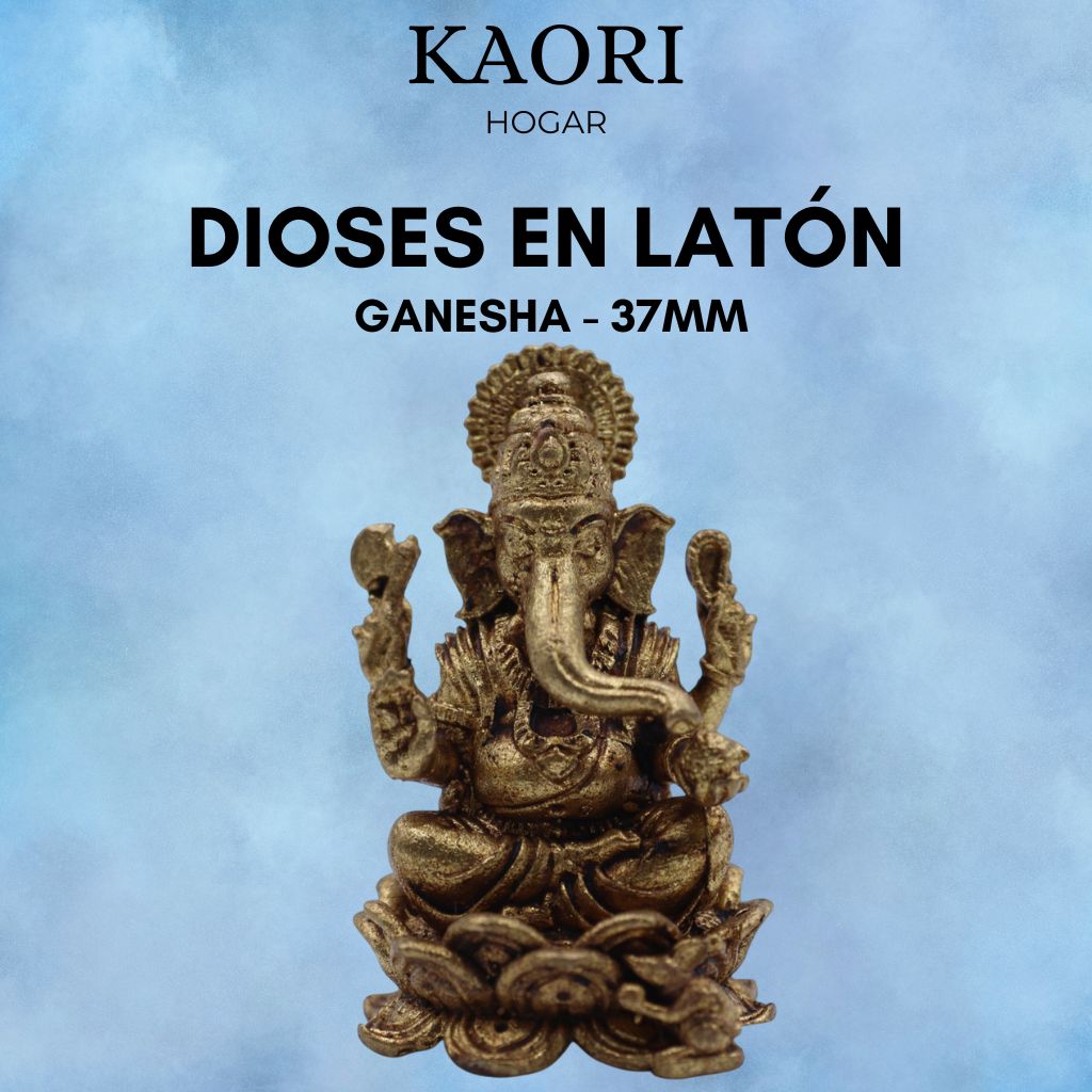 DIOSES EN MINIATURA DE LATÓN - GANESHA - 37MM