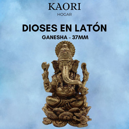 DIOSES EN MINIATURA DE LATÓN - GANESHA - 37MM