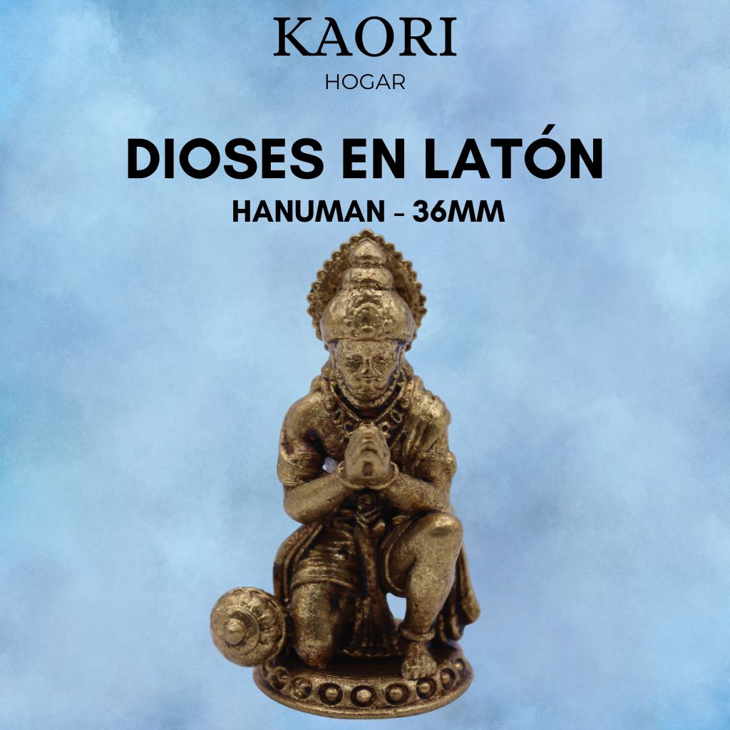 DIOSES EN MINIATURA DE LATÓN - HANUMAN - 36MM