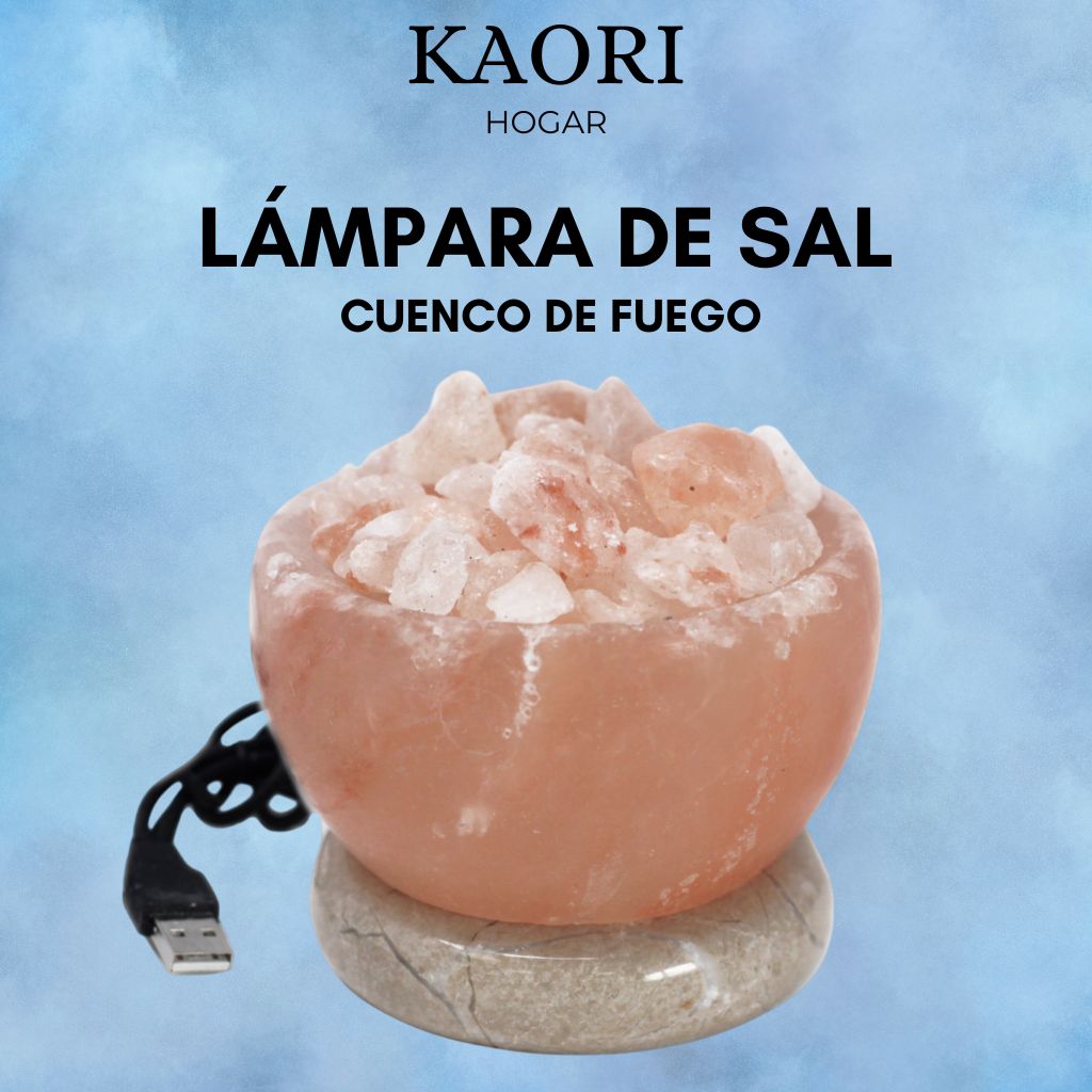 LÁMPARA DE SAL - CUENCO DE FUEGO