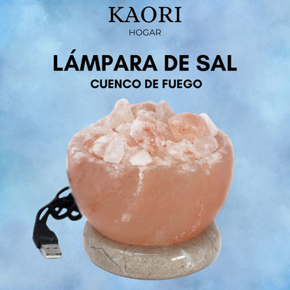 LÁMPARA DE SAL - CUENCO DE FUEGO