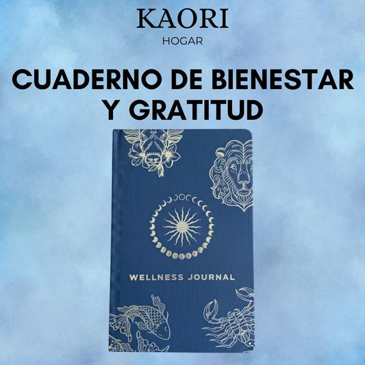 CUADERNO DE BIENESTAR Y GRATITUD - ZODIACO Y FASES LUNARES - 120 PÁGINAS