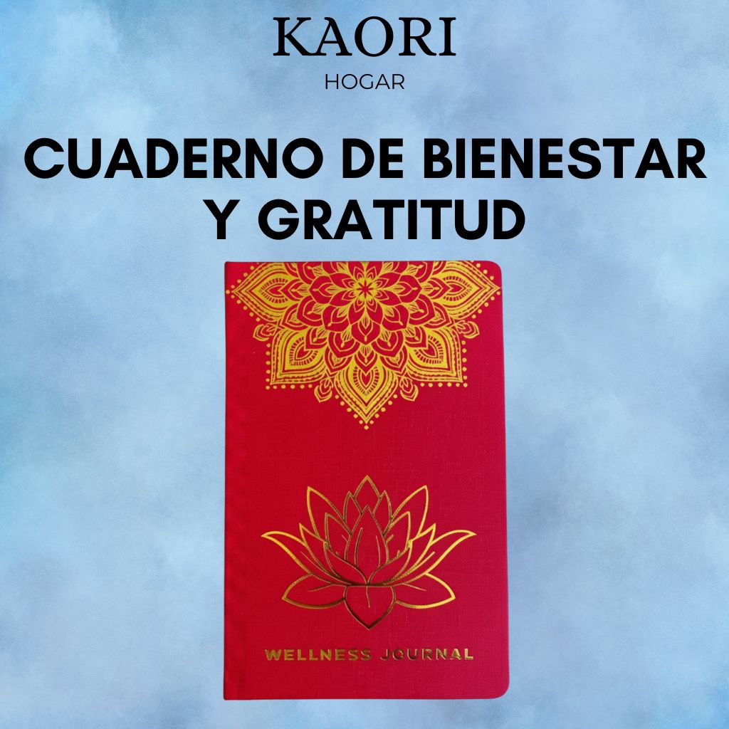 CUADERNO DE BIENESTAR Y GRATITUD - MANDALA Y LOTO - 120 PÁGINAS