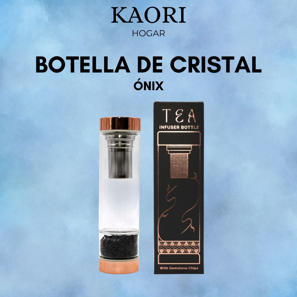 BOTELLA DE CRISTAL DE TÉ - ÓNIX