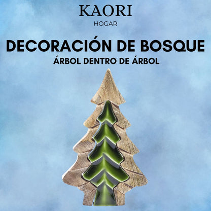 DECORACIÓN DE BOSQUE - ÁRBOL DENTRO DE ÁRBOL