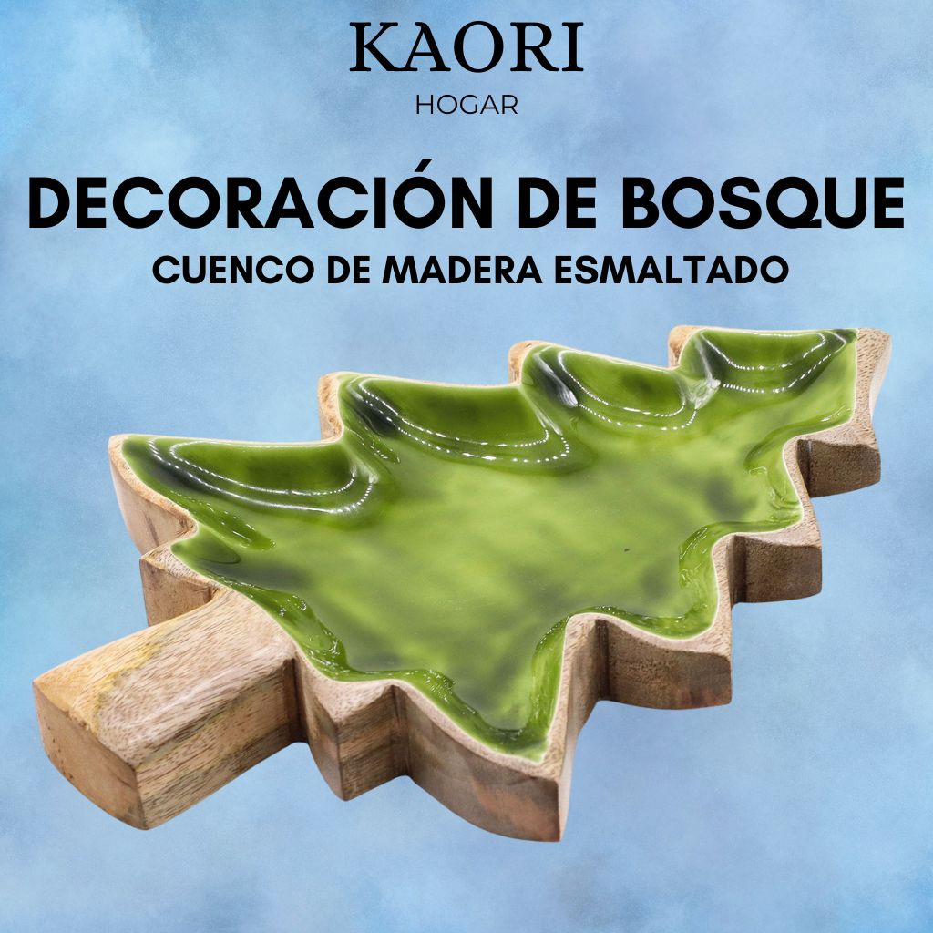 DECORACIÓN DE BOSQUE - CUENCO EN FORMA DE ÁRBOL