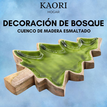 DECORACIÓN DE BOSQUE - CUENCO EN FORMA DE ÁRBOL