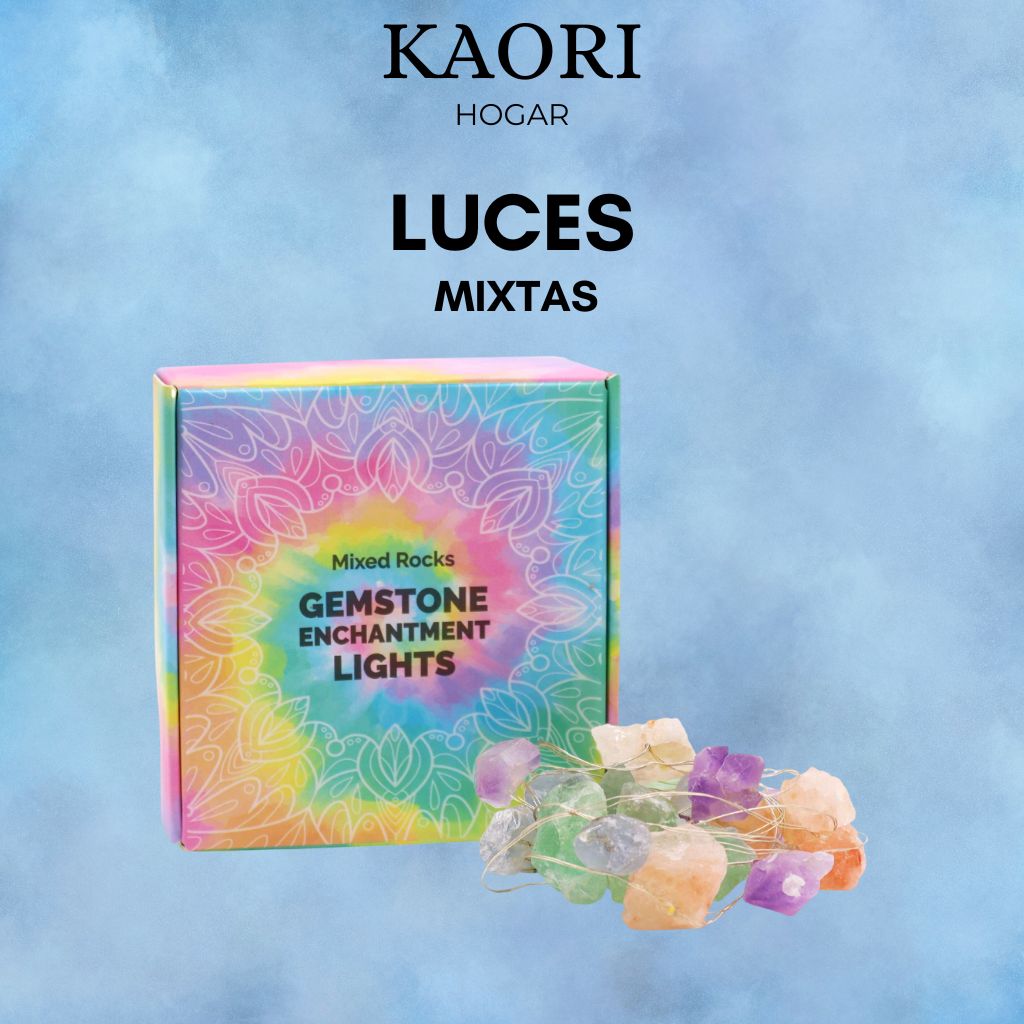 LUCES CON PIEDRAS - MIXTAS