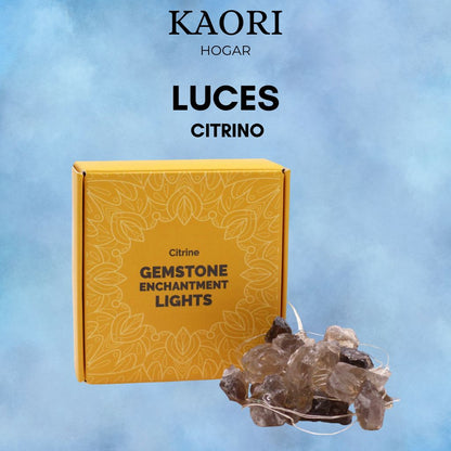 LUCES CON PIEDRAS - CITRINO
