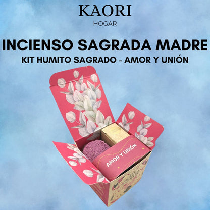 INCIENSO - SAGRADA MADRE KIT HUMITO SAGRADO - AMOR Y UNIÓN