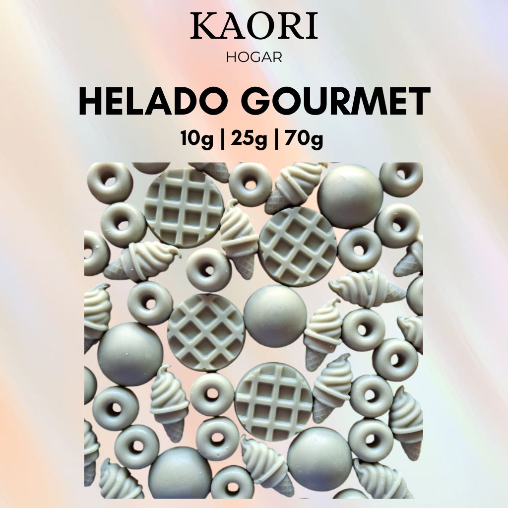 HELADO GOURMET - WAX MELTS DE SOJA 100% NATURAL CON ESENCIA PREMIUM