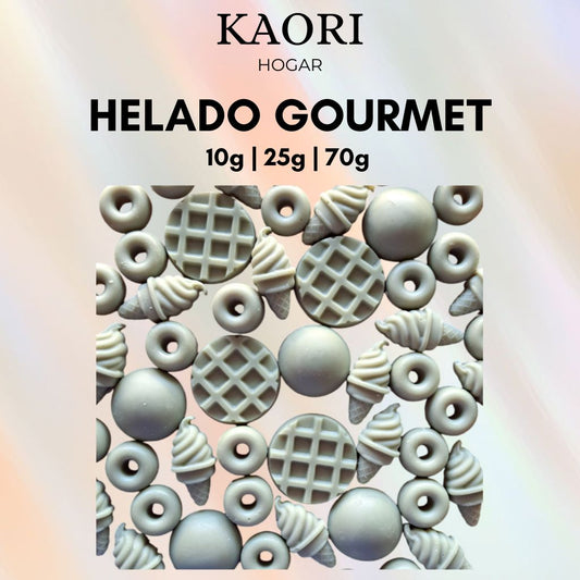 HELADO GOURMET - WAX MELTS DE SOJA 100% NATURAL CON ESENCIA PREMIUM