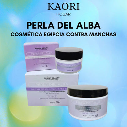 PACK DESPIGMENTANTE PERLA DEL ALBA STEP 1 + STEP 2 RUBINA BEAUTY