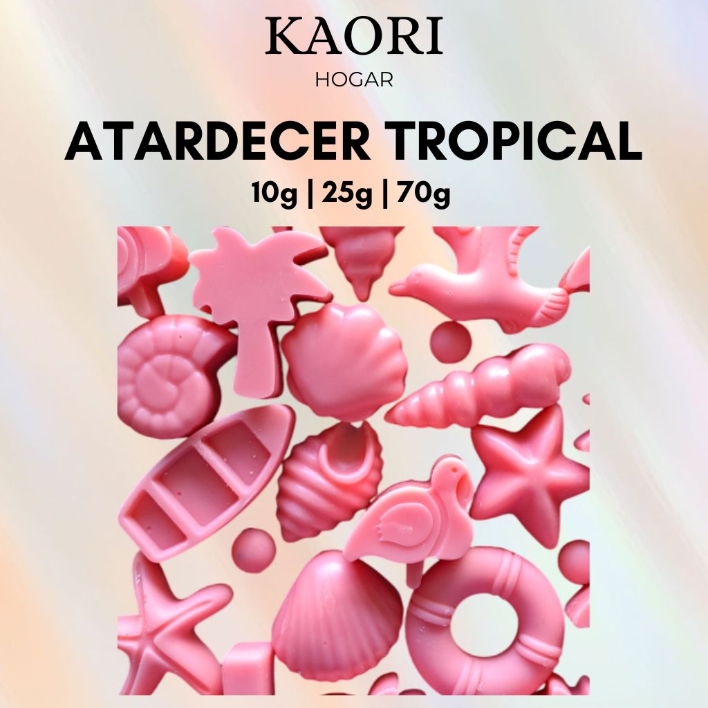 ATARDECER TROPICAL - WAX MELTS DE SOJA 100% NATURAL CON ESENCIA PREMIUM