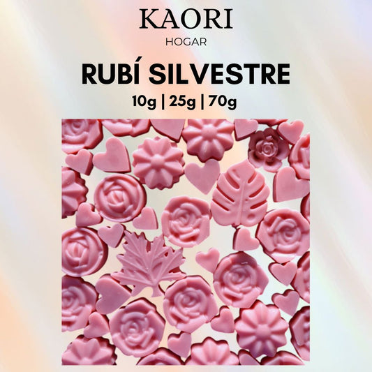 RUBÍ SILVESTRE - WAX MELTS DE SOJA 100% NATURAL CON ESENCIA PREMIUM