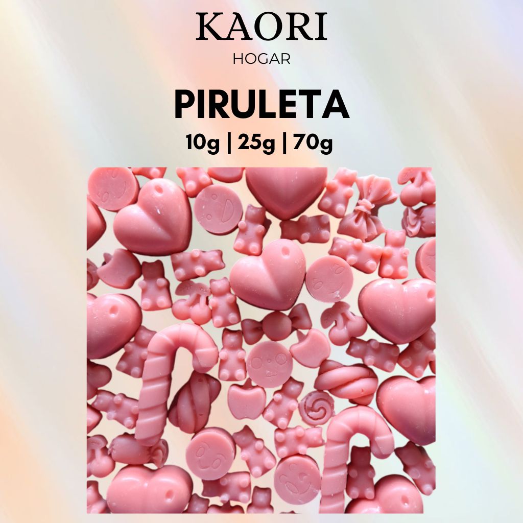 PIRULETA - WAX MELTS DE SOJA 100% NATURAL CON ESENCIA PREMIUM