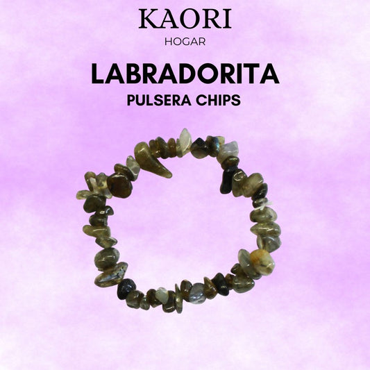 LABRADORITA - PULSERA CHIPS