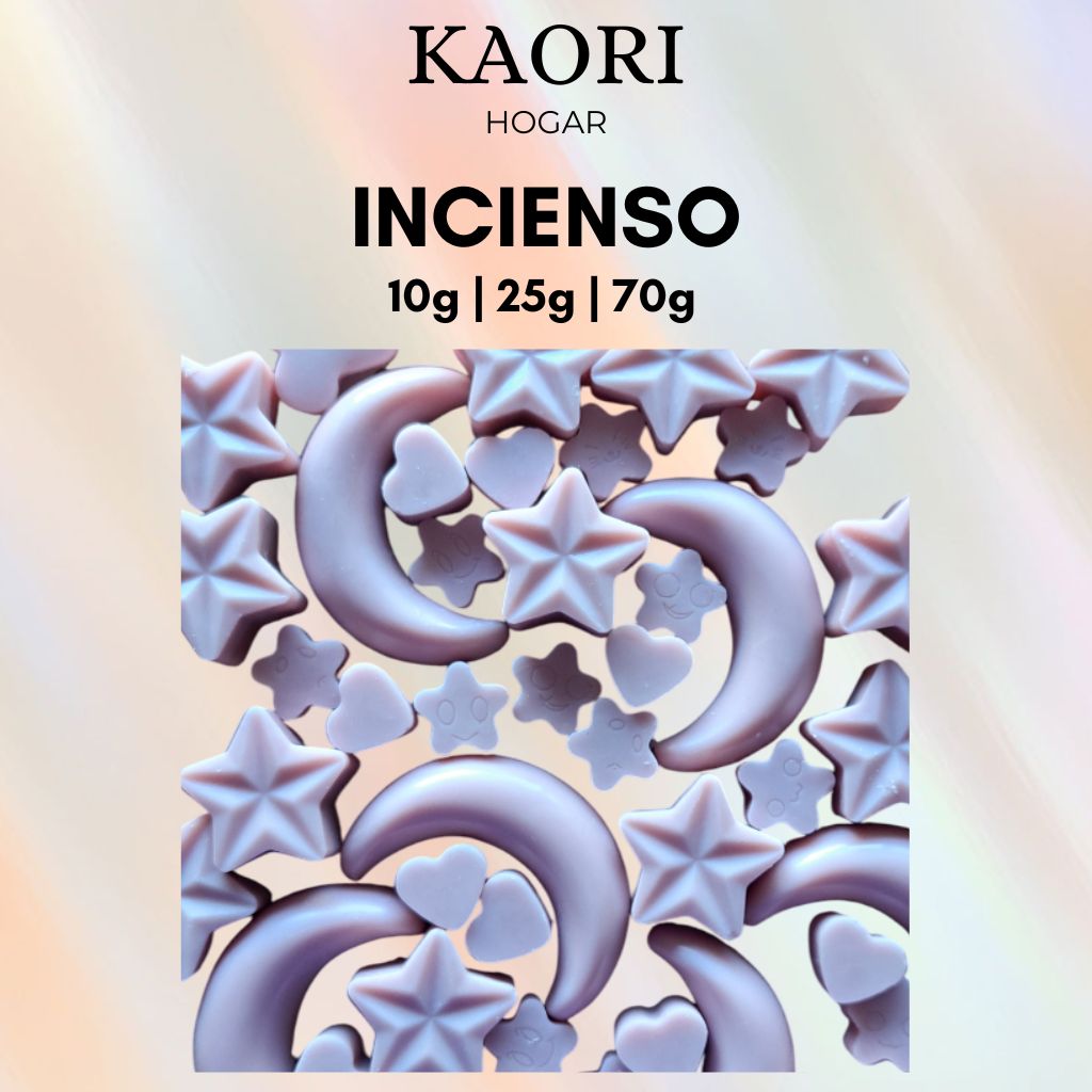 INCIENSO - WAX MELTS DE SOJA 100% NATURAL CON ESENCIA PREMIUM