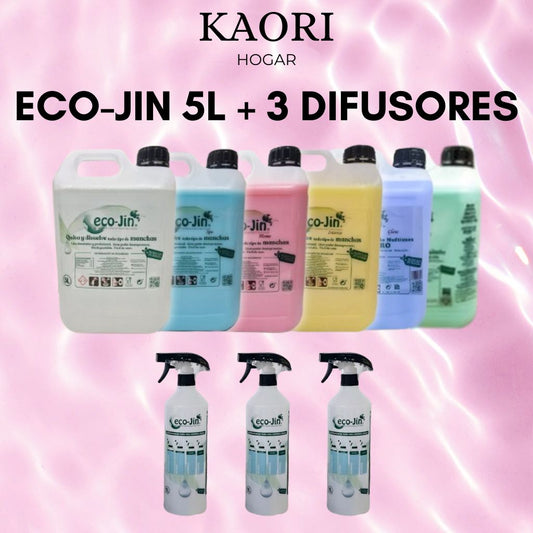 ECO-JIN 5L (a elegir) + 3 DIFUSORES