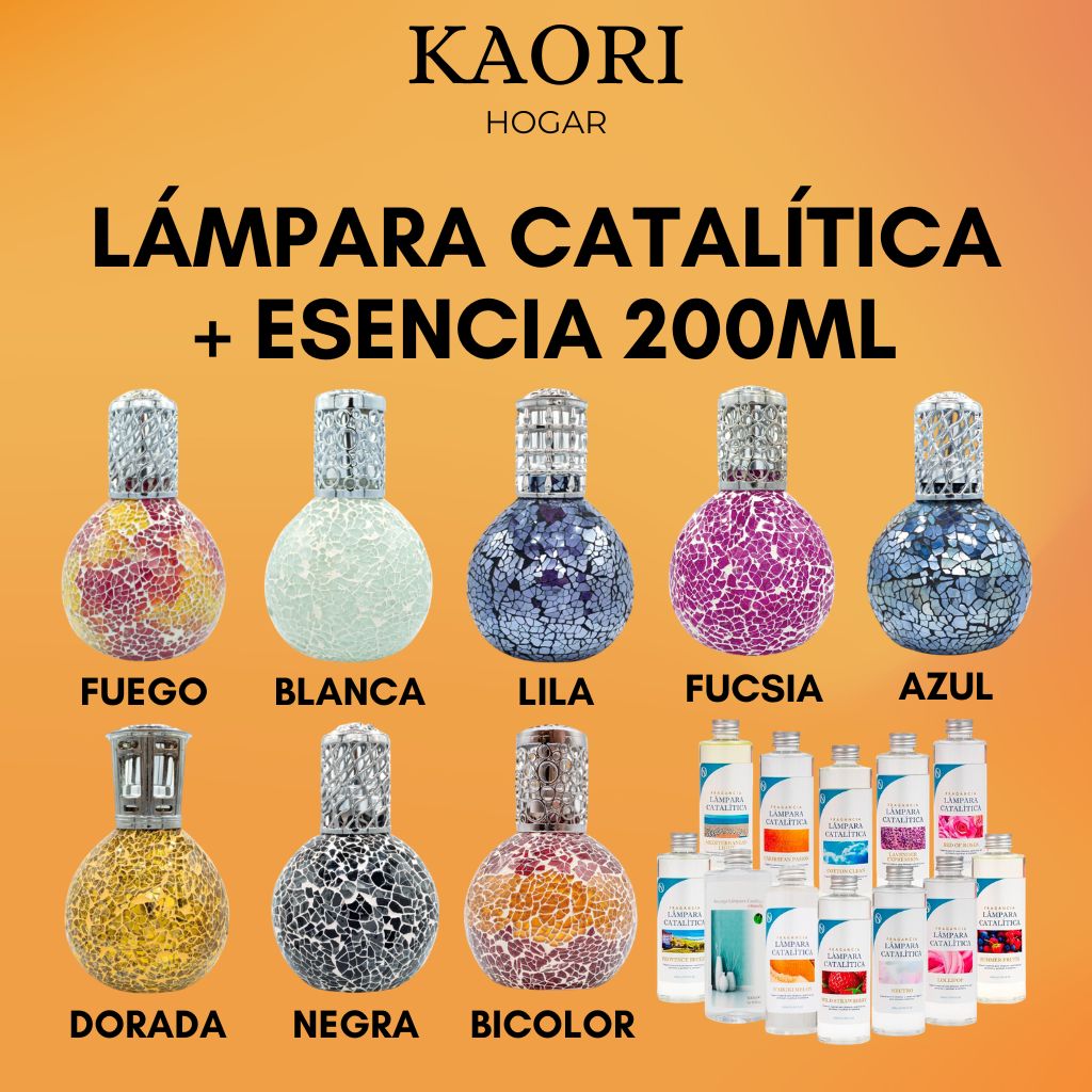 LÁMPARA CATALÍTICA 200ML + ESENCIA 200ML