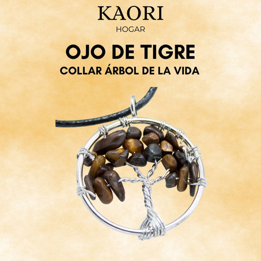 OJO DE TIGRE - COLLAR ÁRBOL DE LA VIDA