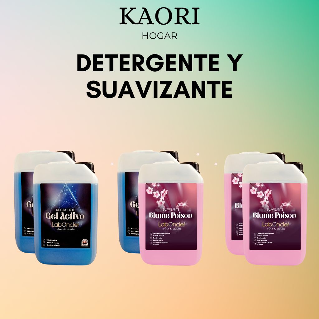 PACK AHORRO LAVADO - DETERGENTE Y SUAVIZANTE + REGALO