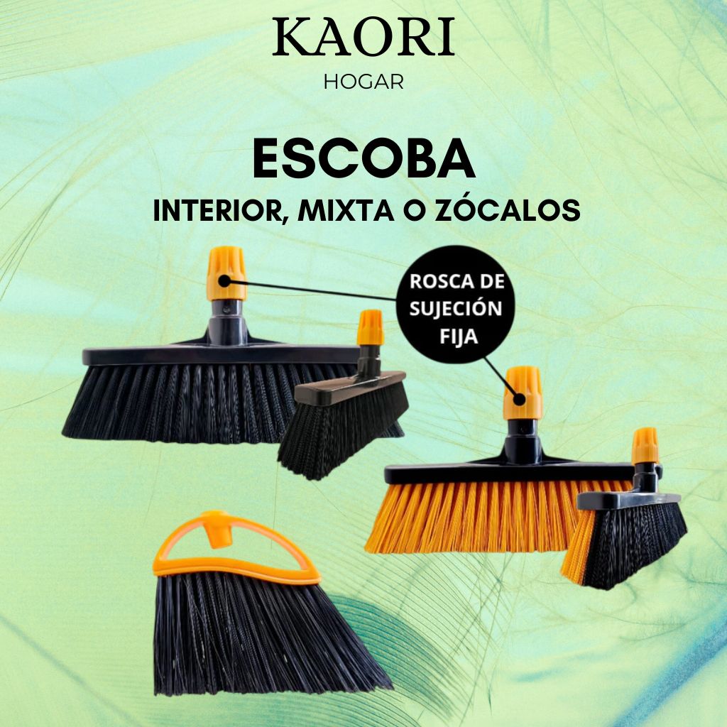 ESCOBA A ELEGIR: INTERIOR, MIXTA O ZÓCALOS