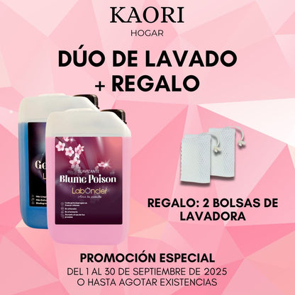 PACK AHORRO LAVADO - DETERGENTE Y SUAVIZANTE + REGALO