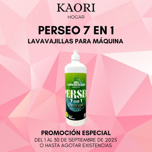 PERSEO LAVAVAJILLAS MÁQUINA EN GEL - 7 EN 1 - 1,2Kg