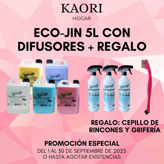 ECO-JIN 5L (a elegir) + 3 DIFUSORES