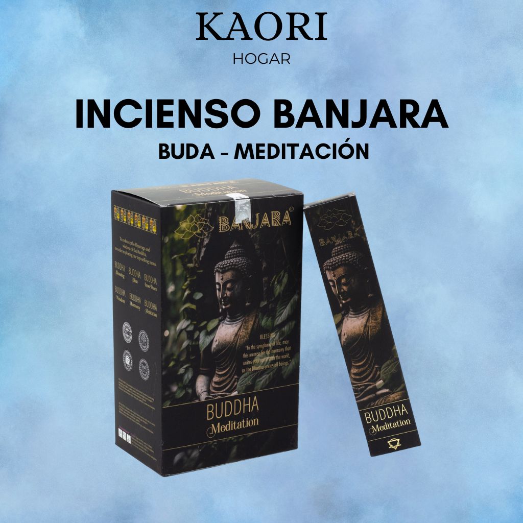 INCIENSO VARILLAS - BANJARA BUDDHA - MEDITACIÓN