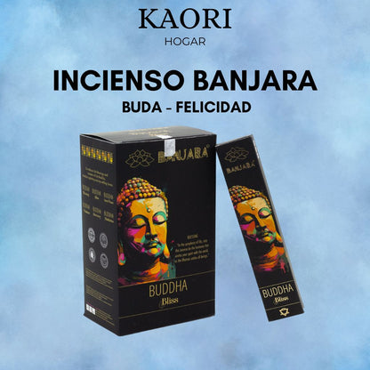 INCIENSO VARILLAS - BANJARA BUDDHA - FELICIDAD