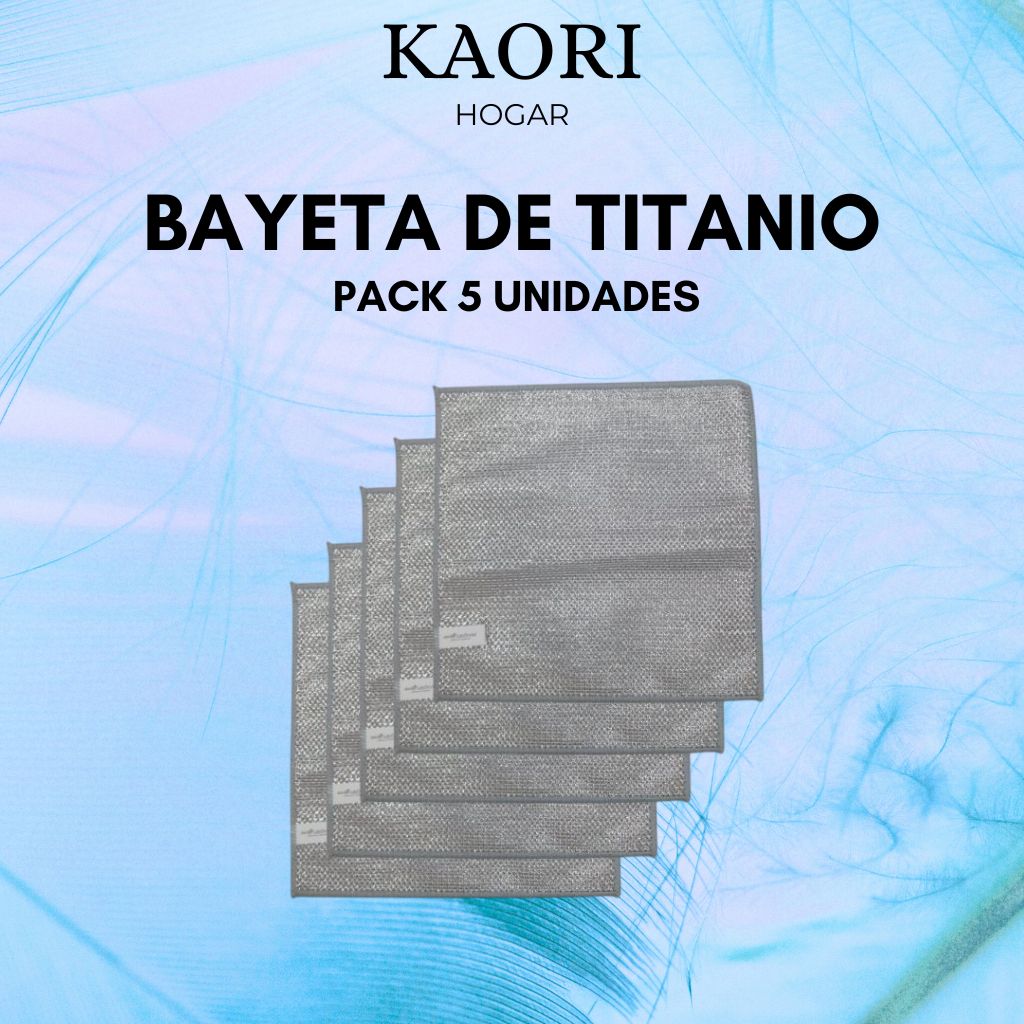 BAYETA TITANIO - PACK 5 UNIDADES