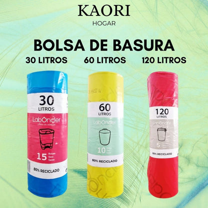 BOLSA DE BASURA | RESISTENTE Y ANTIBACTERIANA