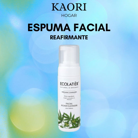 ESPUMA LIMPIADORA FACIAL REAFIRMANTE CANNABIS ECOLÓGICO