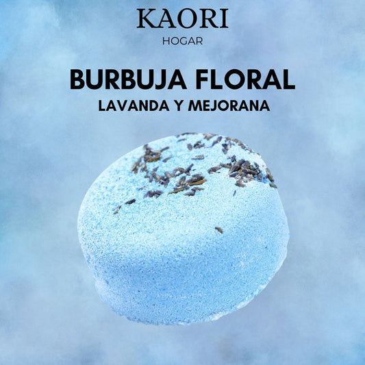BOMBAS DE BAÑO BURBUJA FLORAL - LAVANDA Y MEJORANA