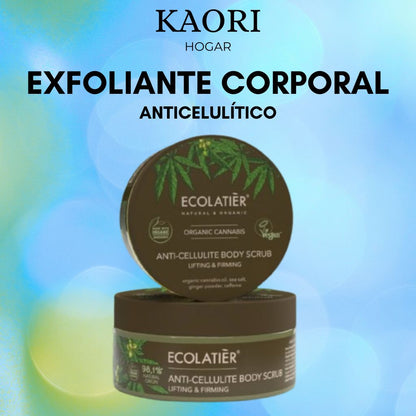 EXFOLIANTE CORPORAL ANTICELULÍTICO LIFTING Y FIRMEZA CANNABIS ECOLÓGICO