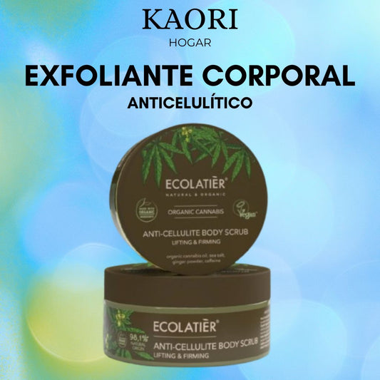 EXFOLIANTE CORPORAL ANTICELULÍTICO LIFTING Y FIRMEZA CANNABIS ECOLÓGICO