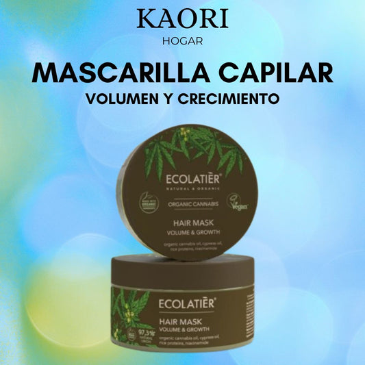 MASCARILLA CAPILAR VOLUMEN Y CRECIMIENTO CANNABIS ECOLÓGICO