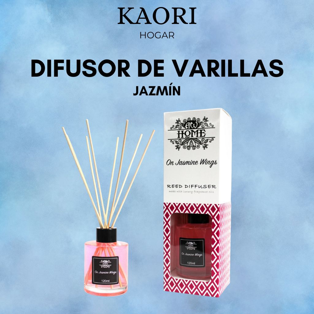DIFUSOR DE VARILLAS - 120ML JAZMÍN