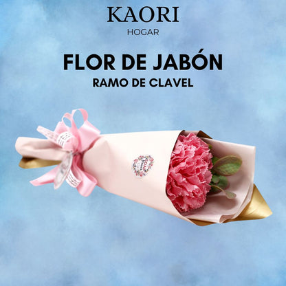 FLOR DE JABÓN - RAMO DE CLAVEL
