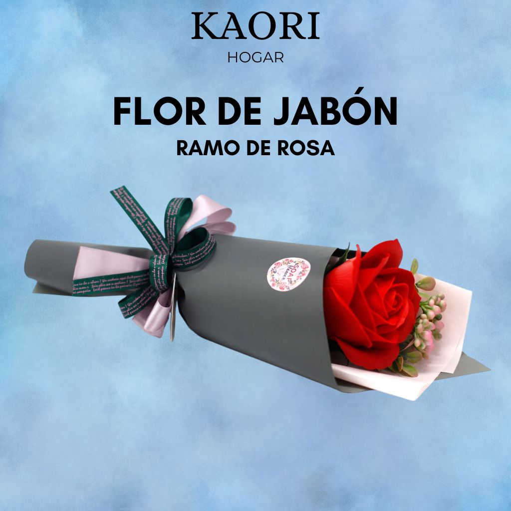 FLOR DE JABÓN - RAMO DE ROSA
