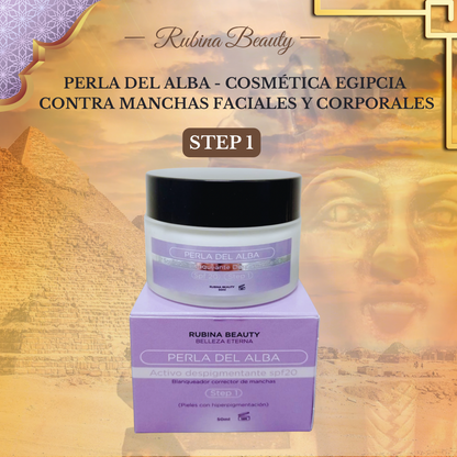 PACK DESPIGMENTANTE PERLA DEL ALBA STEP 1 + STEP 2 RUBINA BEAUTY