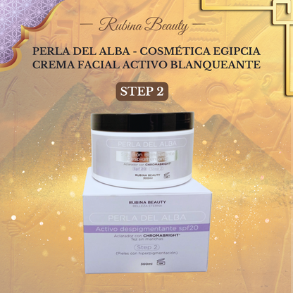 PACK DESPIGMENTANTE PERLA DEL ALBA STEP 1 + STEP 2 RUBINA BEAUTY