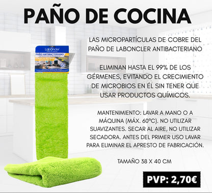 GAMUZA DE COCINA ANTIBACTERIANA