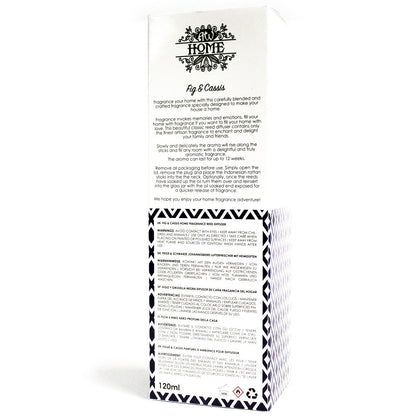 DIFUSOR DE VARILLAS - 120ML HIGO Y GROSELLA NEGRA