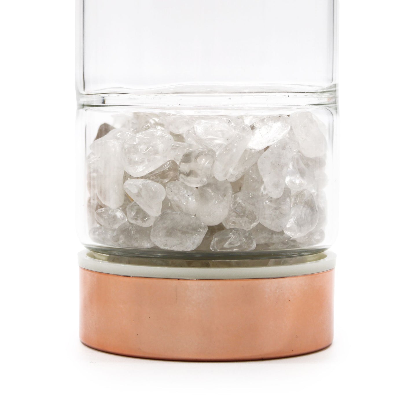 BOTELLA DE CRISTAL PARA TÉ - CUARZO DE ROCA