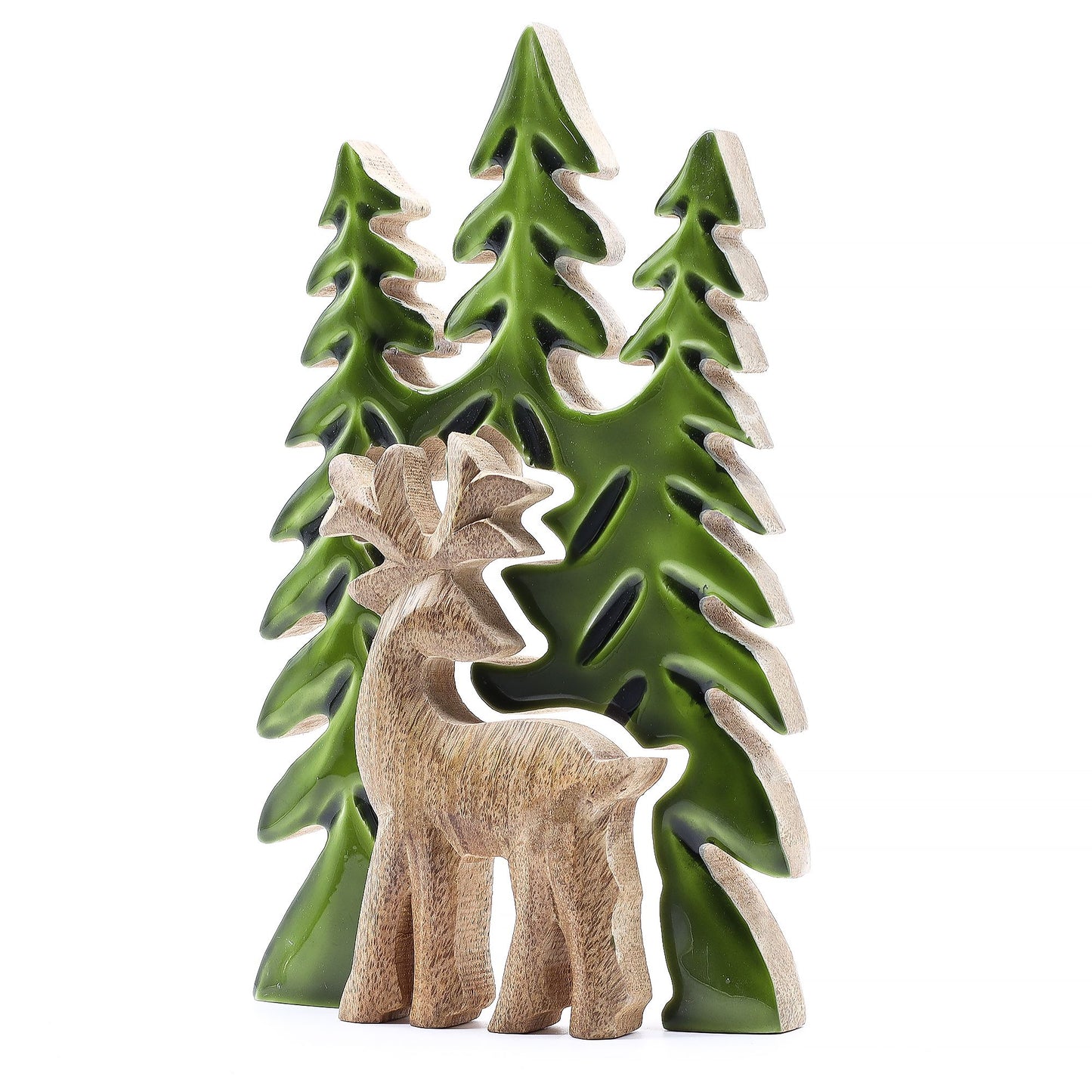 DECORACIÓN DE BOSQUE - CIERVO EN EL BOSQUE